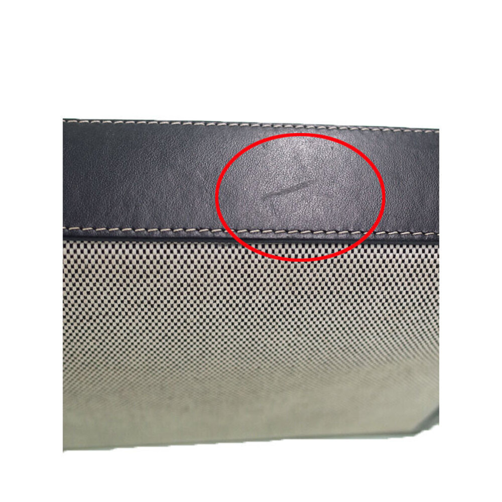 Burberry Two Tone Canvas Leather Pocket Bag - Picture 8 of 9